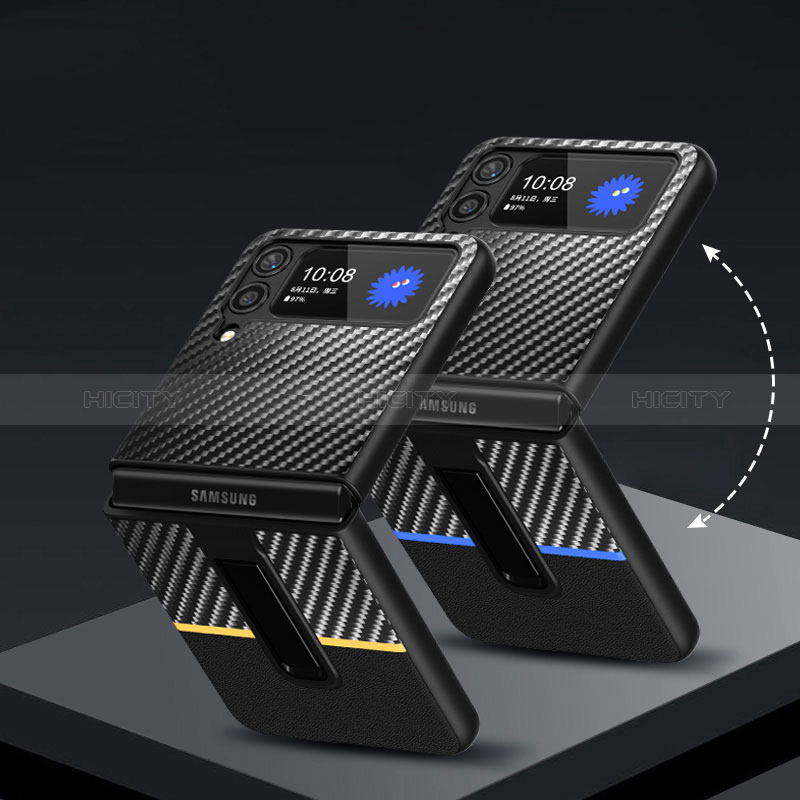 Funda Dura Plastico Rigida Carcasa Mate Twill para Samsung Galaxy Z Flip3 5G
