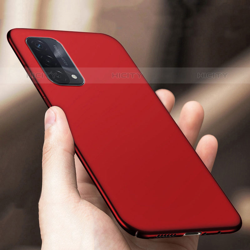 Funda Dura Plastico Rigida Carcasa Mate YK1 para OnePlus Nord N200 5G Rojo