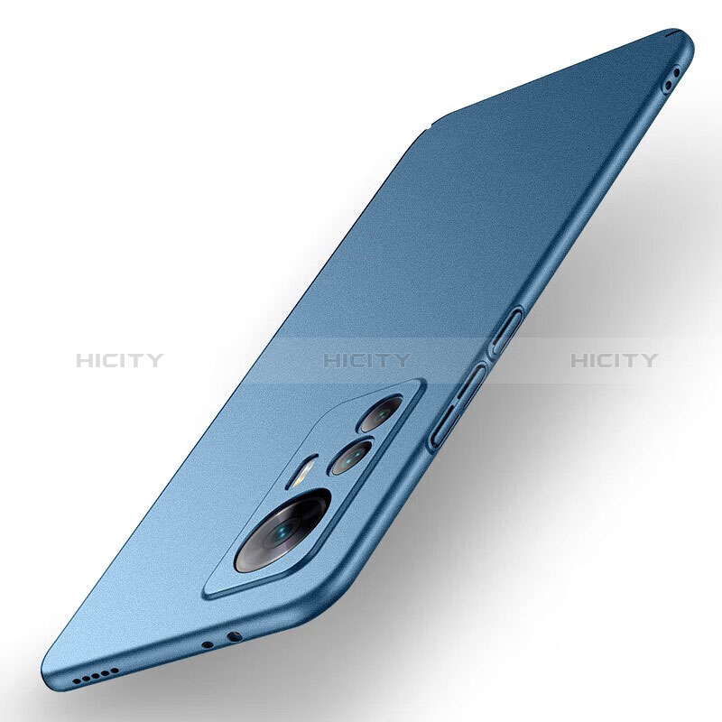 Funda Dura Plastico Rigida Carcasa Mate YK1 para Xiaomi Mi 12T Pro 5G Azul