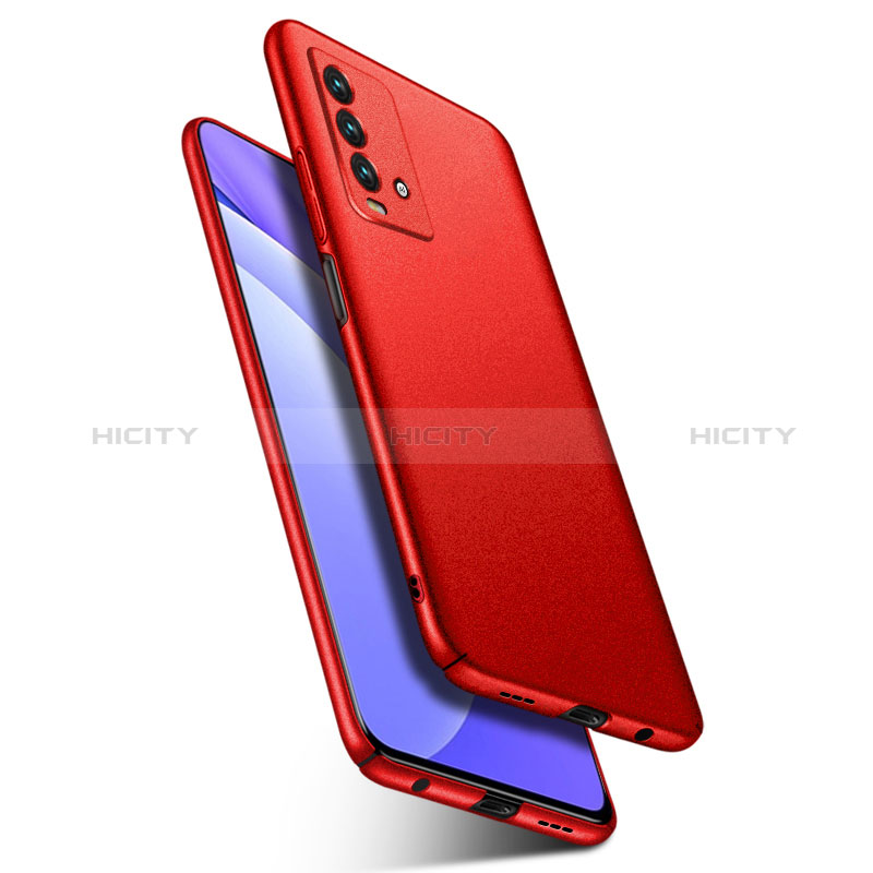 Funda Dura Plastico Rigida Carcasa Mate YK1 para Xiaomi Redmi 9T 4G Rojo