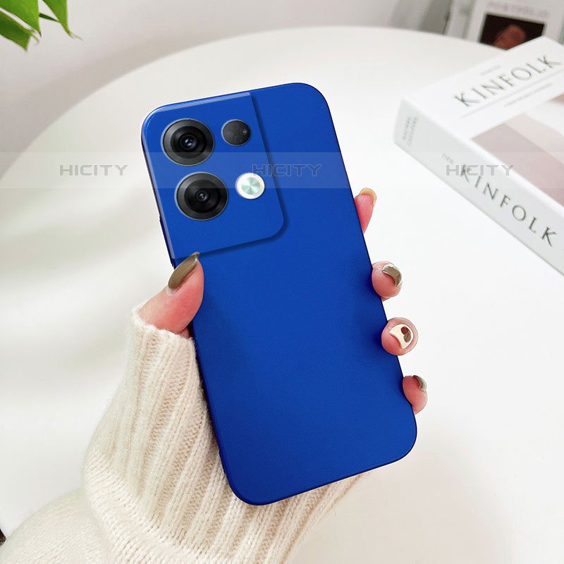 Funda Dura Plastico Rigida Carcasa Mate YK2 para Oppo Reno8 5G Azul