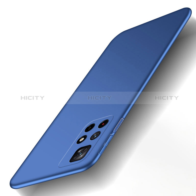 Funda Dura Plastico Rigida Carcasa Mate YK2 para Xiaomi Redmi Note 11 5G Azul