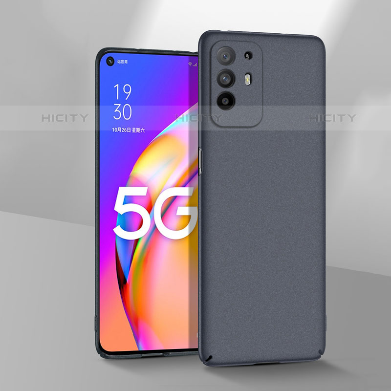 Funda Dura Plastico Rigida Carcasa Mate YK3 para Oppo Reno5 Z 5G Gris