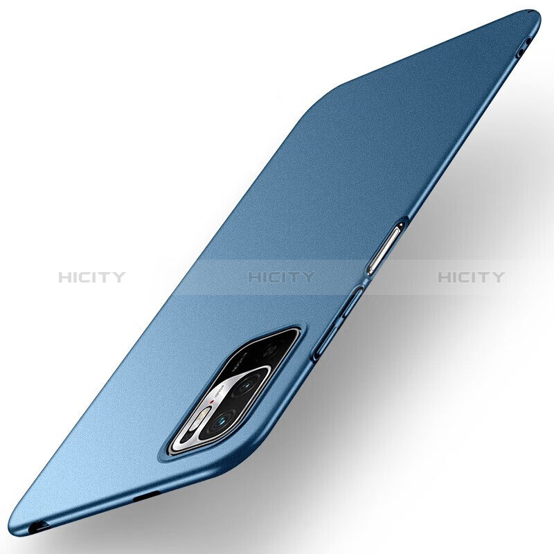 Funda Dura Plastico Rigida Carcasa Mate YK3 para Xiaomi Redmi Note 10 5G Azul