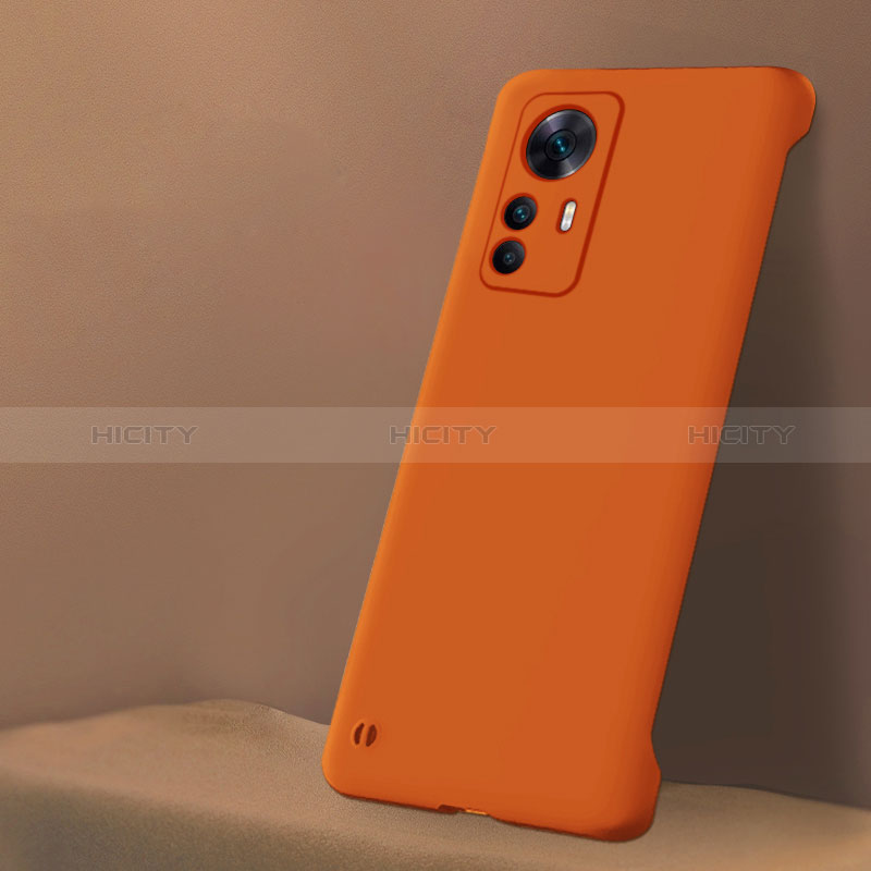 Funda Dura Plastico Rigida Carcasa Mate YK5 para Xiaomi Mi 12T Pro 5G Naranja