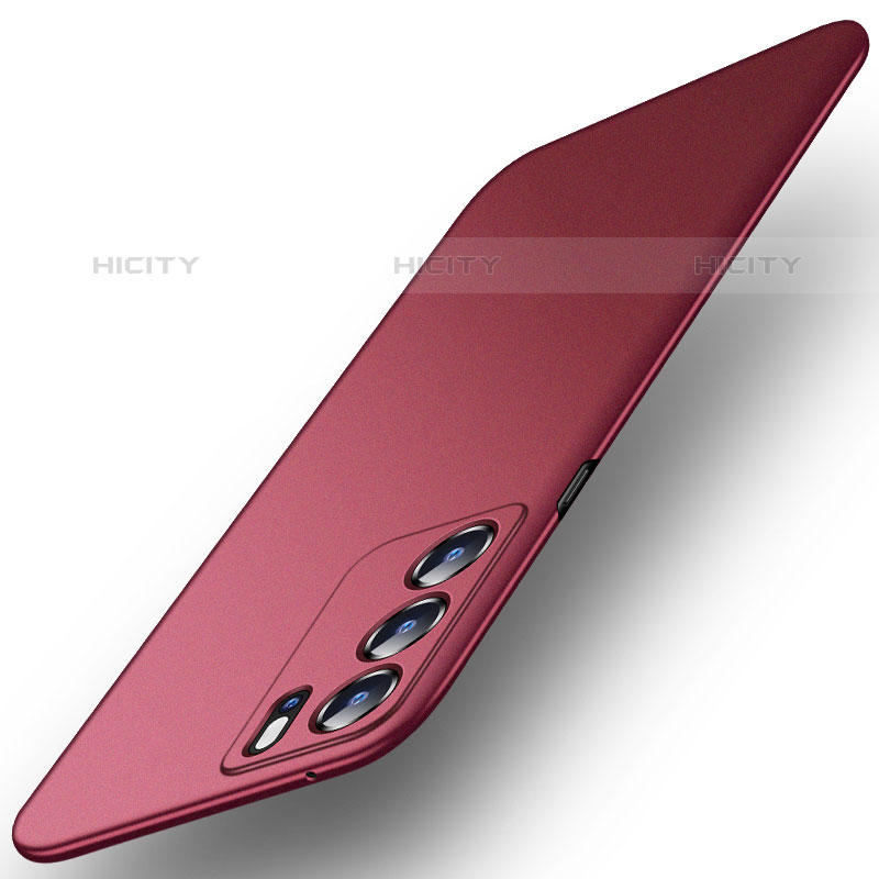 Funda Dura Plastico Rigida Carcasa Mate YK6 para Oppo Reno6 Pro 5G India