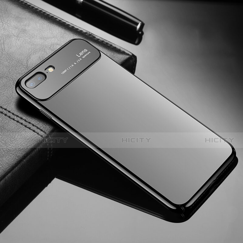 Funda Dura Plastico Rigida Carcasa Mate Z01 para Apple iPhone 8 Plus Negro