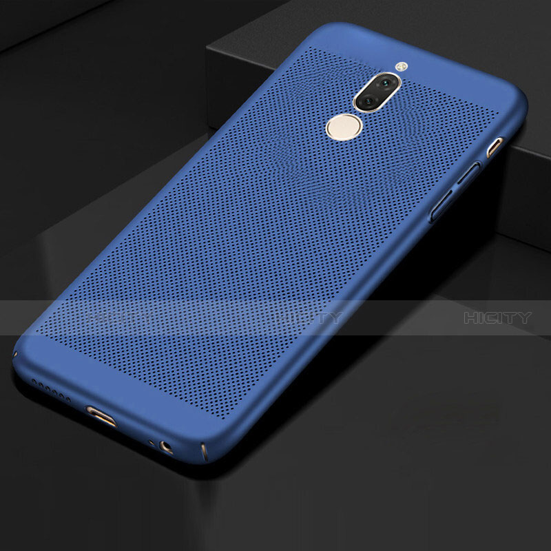 Funda Dura Plastico Rigida Carcasa Perforada para Huawei G10 Azul