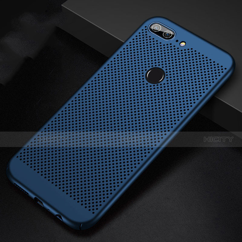 Funda Dura Plastico Rigida Carcasa Perforada para Huawei Honor 9 Lite Azul