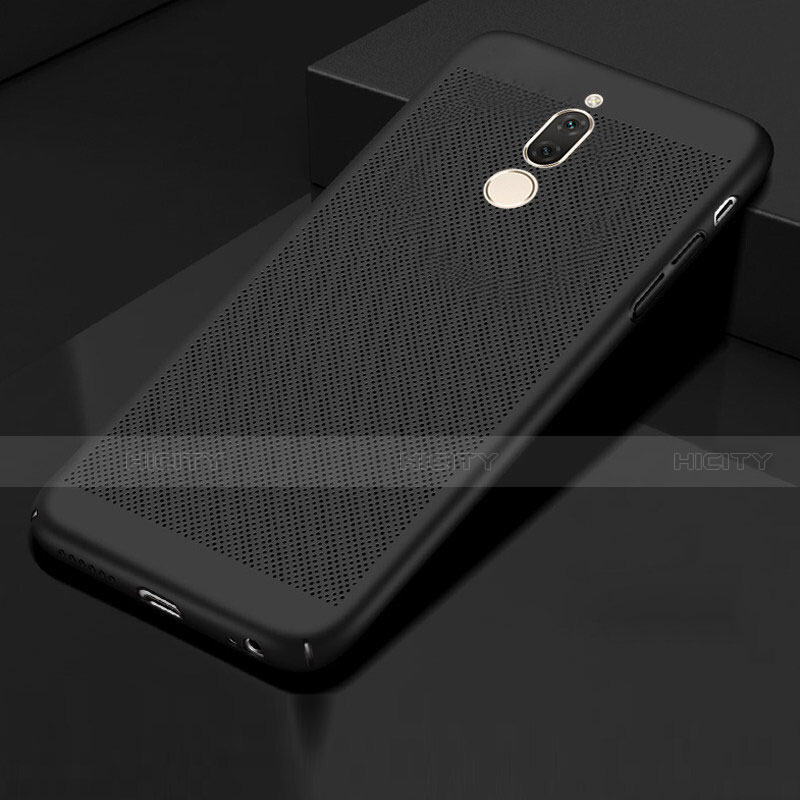 Funda Dura Plastico Rigida Carcasa Perforada para Huawei Nova 2i Negro