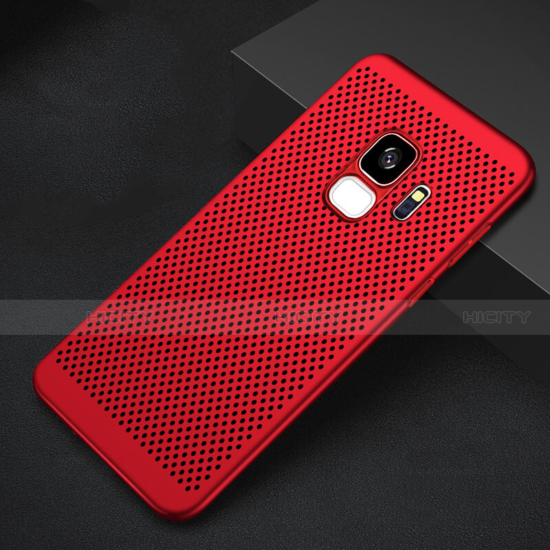 Funda Dura Plastico Rigida Carcasa Perforada para Samsung Galaxy S9