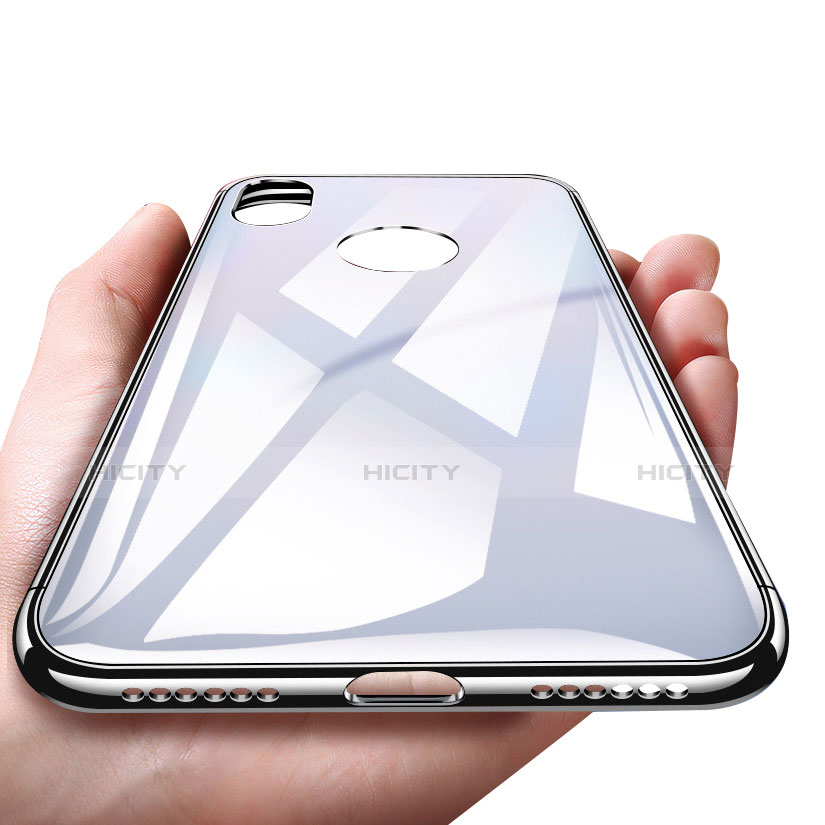 Funda Dura Plastico Rigida Espejo para Apple iPhone Xs Max Blanco