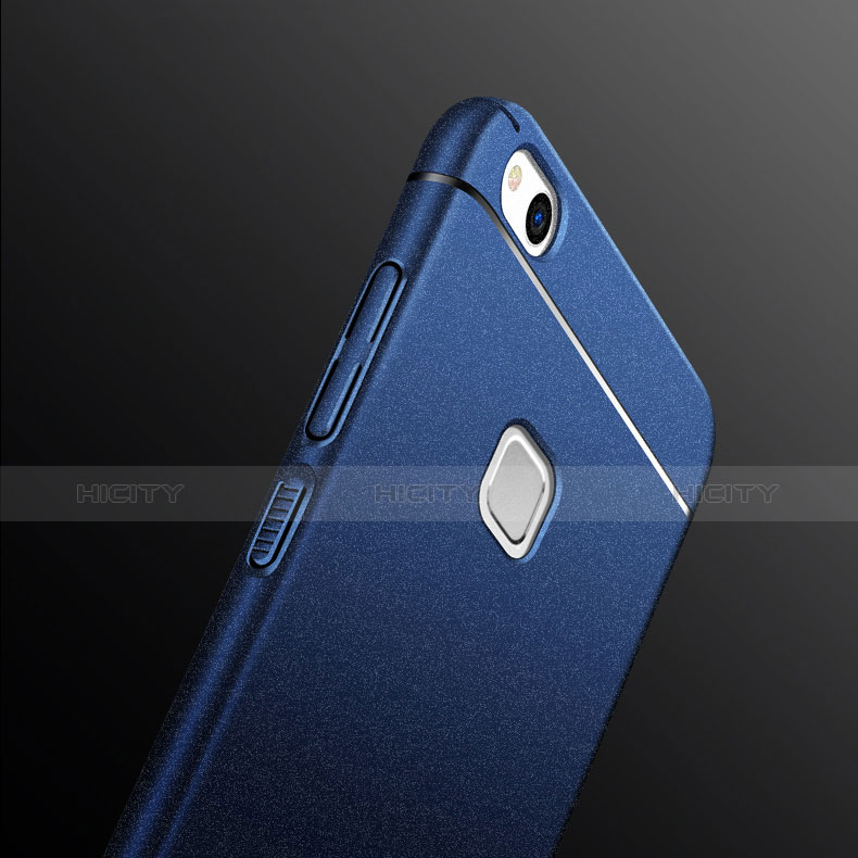 Funda Dura Plastico Rigida Fino Arenisca para Huawei P10 Lite Azul