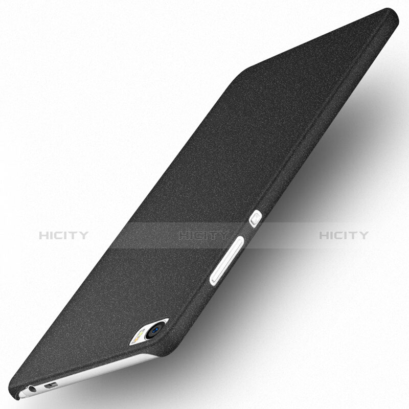 Funda Dura Plastico Rigida Fino Arenisca para Huawei P8 Max Negro