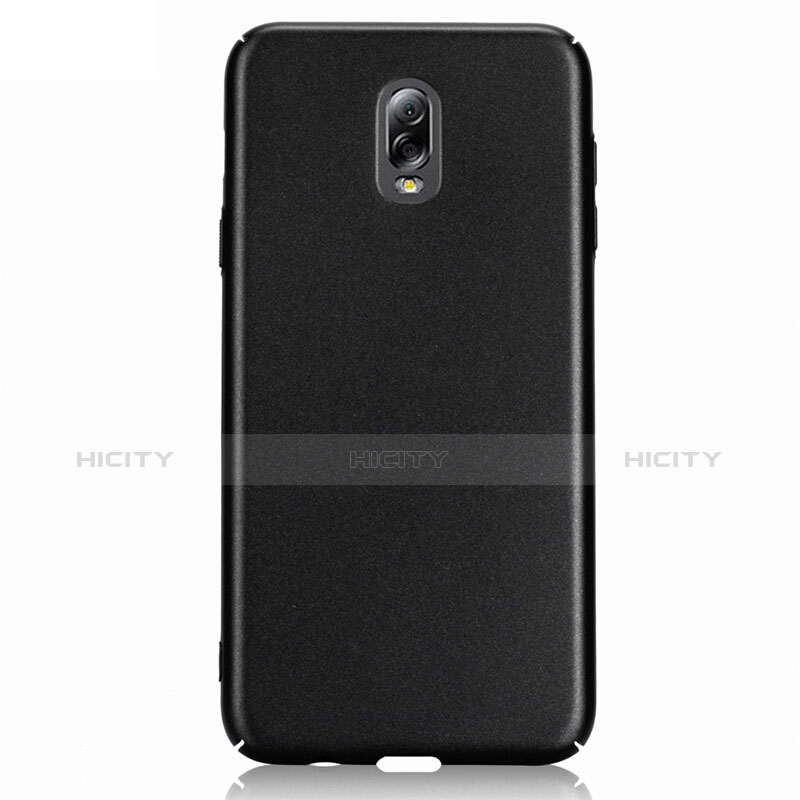 Funda Dura Plastico Rigida Fino Arenisca para Samsung Galaxy C8 C710F Negro