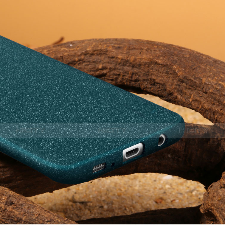 Funda Dura Plastico Rigida Fino Arenisca para Samsung Galaxy S7 Edge G935F Verde