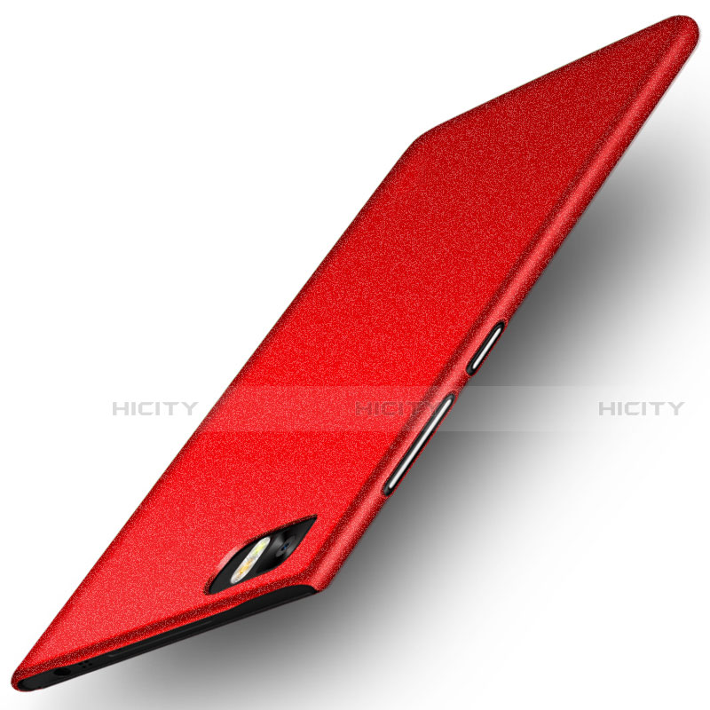 Funda Dura Plastico Rigida Fino Arenisca para Xiaomi Mi 3 Rojo