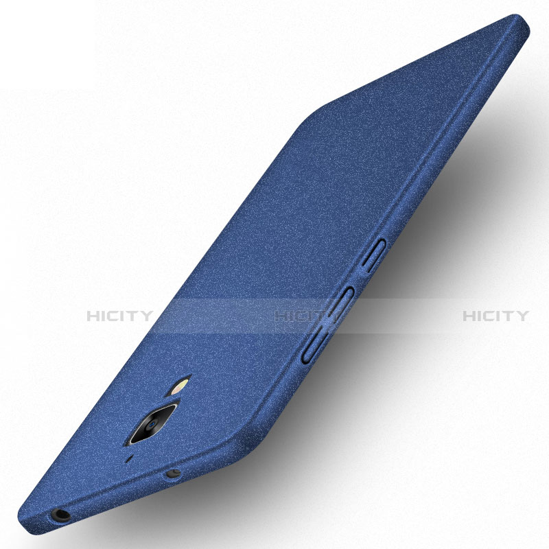 Funda Dura Plastico Rigida Fino Arenisca para Xiaomi Mi 4 LTE Azul