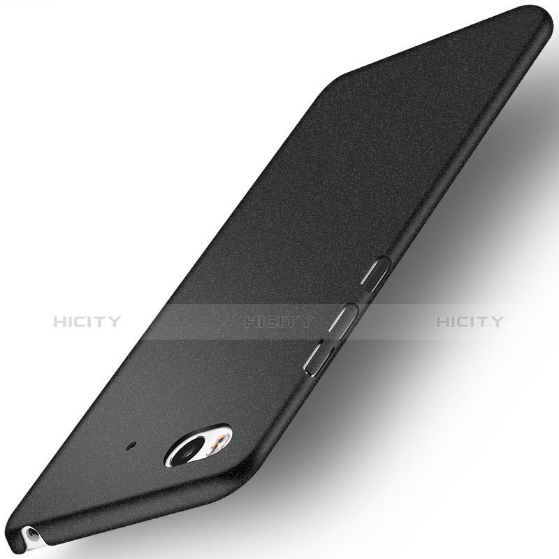 Funda Dura Plastico Rigida Fino Arenisca para Xiaomi Mi 5S Negro