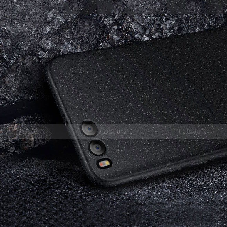Funda Dura Plastico Rigida Fino Arenisca para Xiaomi Mi 6 Negro