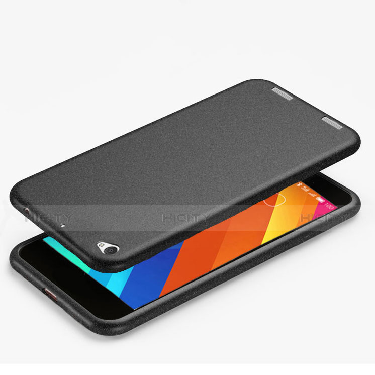 Funda Dura Plastico Rigida Fino Arenisca para Xiaomi Mi Pad 2 Negro