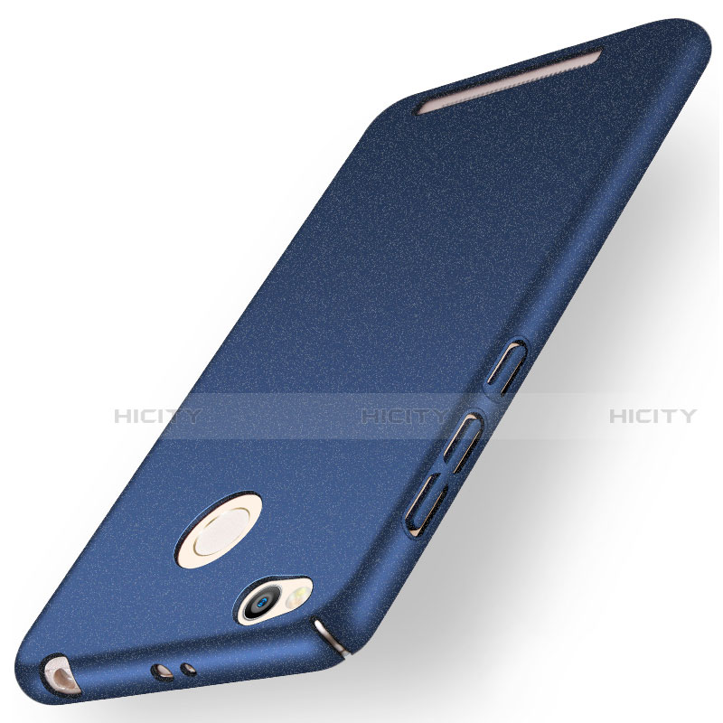 Funda Dura Plastico Rigida Fino Arenisca para Xiaomi Redmi 3S Prime Azul