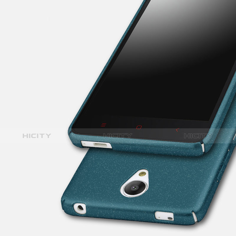 Funda Dura Plastico Rigida Fino Arenisca para Xiaomi Redmi Note 2 Verde