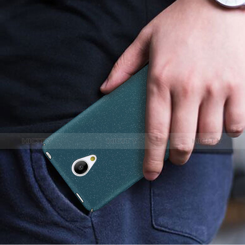 Funda Dura Plastico Rigida Fino Arenisca para Xiaomi Redmi Note 2 Verde