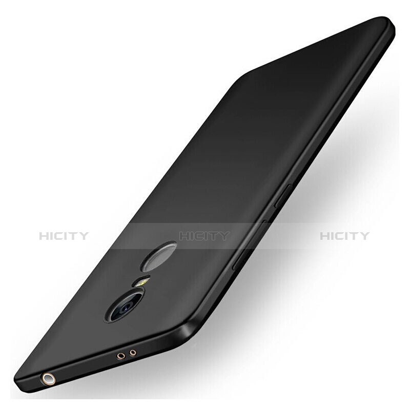 Funda Dura Plastico Rigida Fino Arenisca para Xiaomi Redmi Note 4 Standard Edition Negro