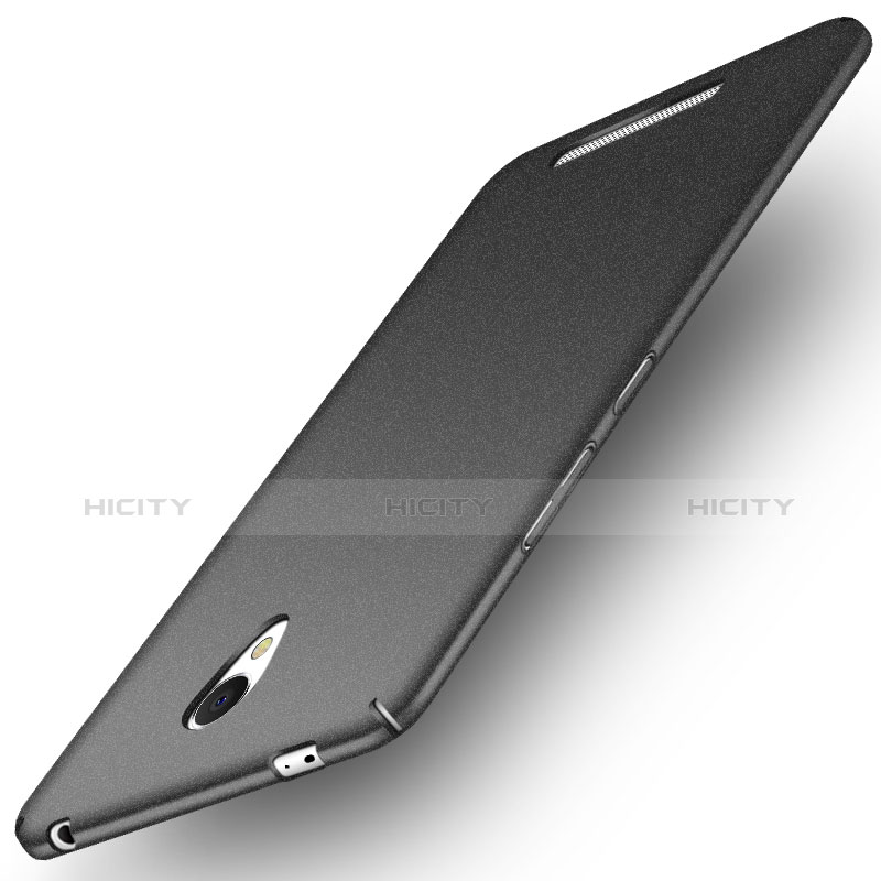 Funda Dura Plastico Rigida Fino Arenisca para Xiaomi Redmi Note 4G Negro