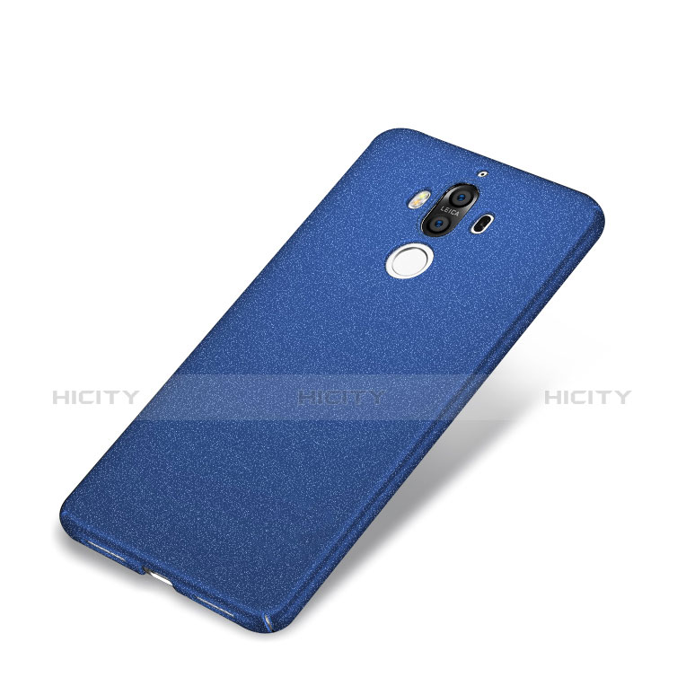 Funda Dura Plastico Rigida Fino Arenisca Q01 para Huawei Mate 9 Azul