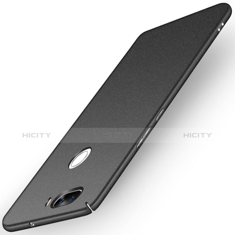 Funda Dura Plastico Rigida Fino Arenisca Q01 para Huawei Nova 2 Negro