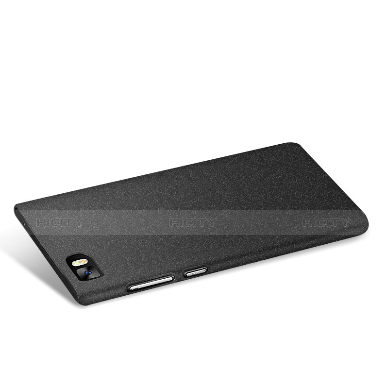 Funda Dura Plastico Rigida Fino Arenisca Q01 para Xiaomi Mi 3 Negro