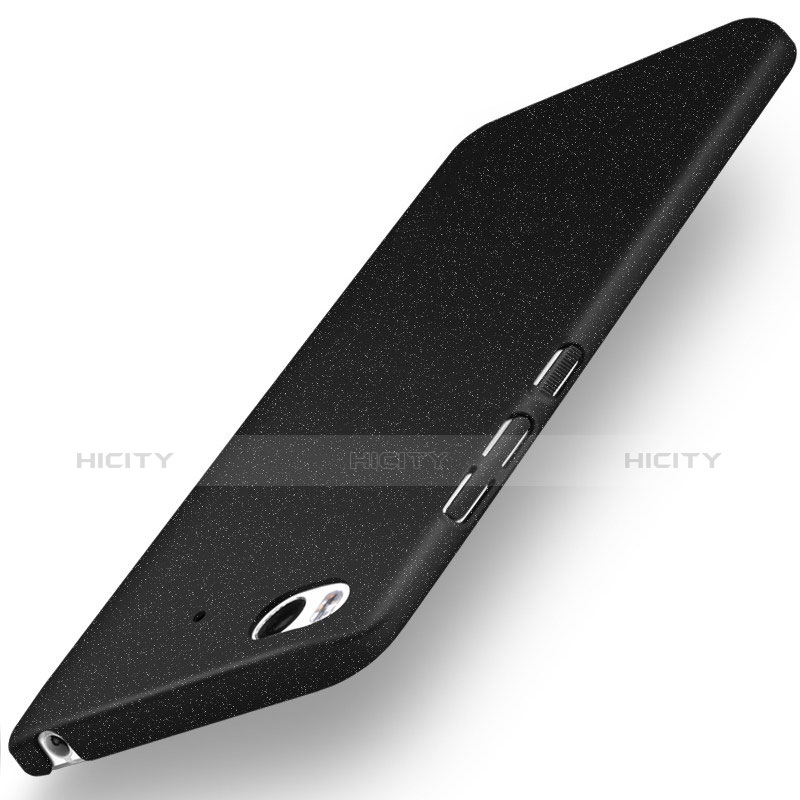 Funda Dura Plastico Rigida Fino Arenisca Q01 para Xiaomi Mi 5S Negro
