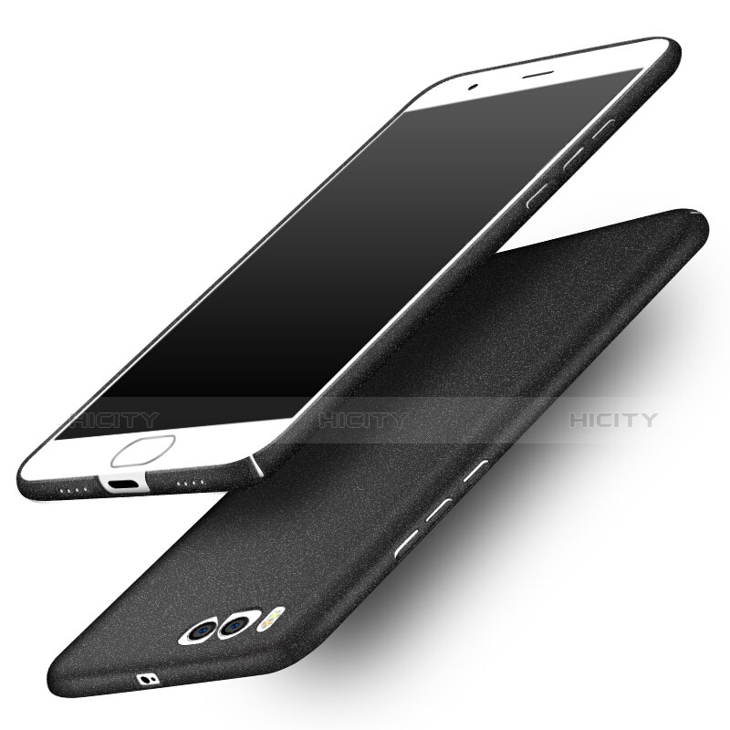 Funda Dura Plastico Rigida Fino Arenisca Q01 para Xiaomi Mi Note 3 Negro