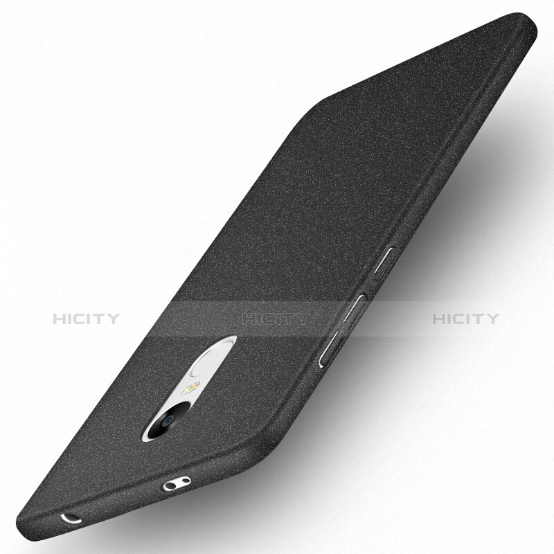 Funda Dura Plastico Rigida Fino Arenisca Q01 para Xiaomi Redmi Note 4 Standard Edition Negro