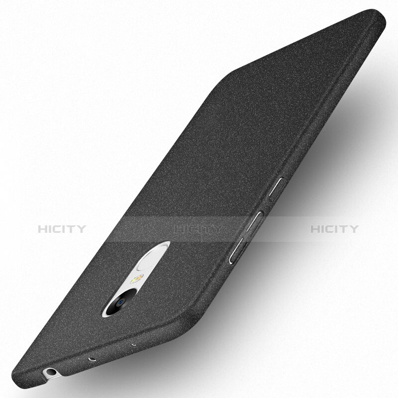 Funda Dura Plastico Rigida Fino Arenisca Q01 para Xiaomi Redmi Note 4X High Edition Negro