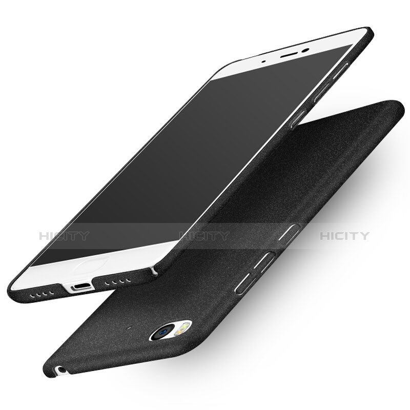 Funda Dura Plastico Rigida Fino Arenisca R01 para Xiaomi Mi 5S 4G Negro