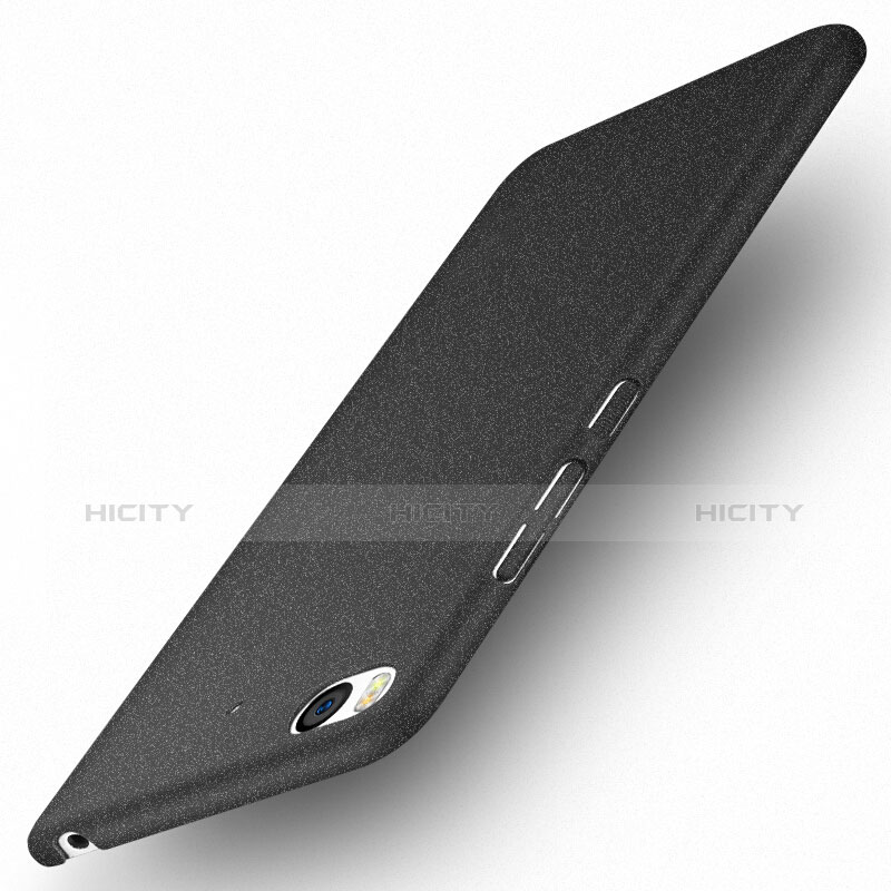 Funda Dura Plastico Rigida Fino Arenisca R01 para Xiaomi Mi 5S Negro