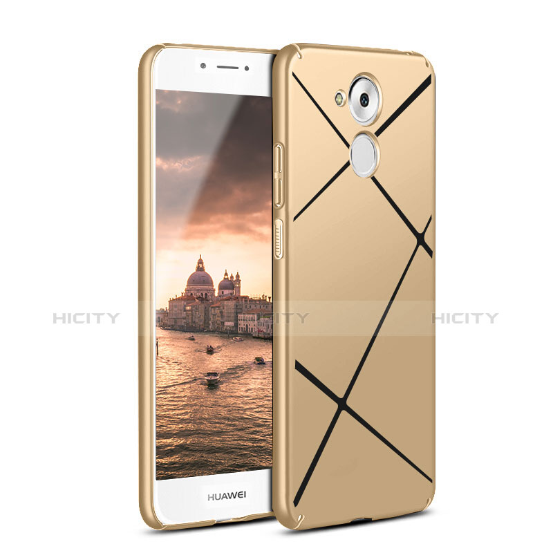 Funda Dura Plastico Rigida Line para Huawei Honor 6C Oro