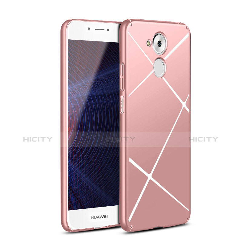 Funda Dura Plastico Rigida Line para Huawei Honor 6C Oro Rosa