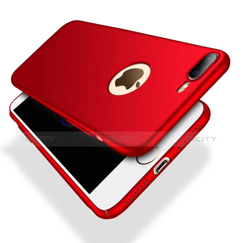 Funda Dura Plastico Rigida Mate C01 para Apple iPhone 8 Plus Rojo