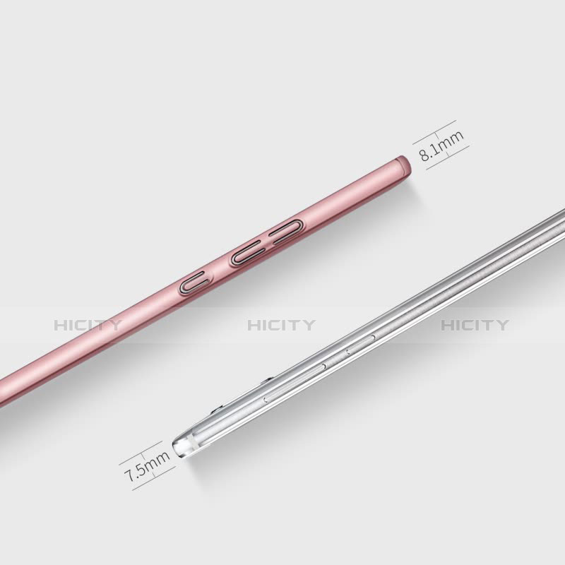 Funda Dura Plastico Rigida Mate con Anillo de dedo Soporte A02 para Huawei Mate 9 Pro Oro Rosa