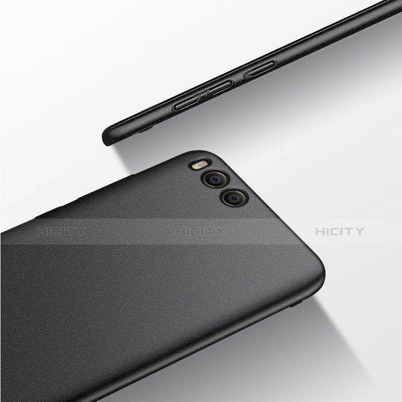 Funda Dura Plastico Rigida Mate con Anillo de dedo Soporte A03 para Xiaomi Mi 6 Negro
