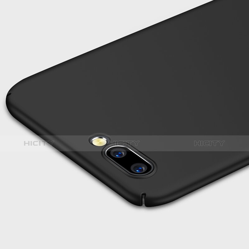 Funda Dura Plastico Rigida Mate con Anillo de dedo Soporte para OnePlus 5 Negro