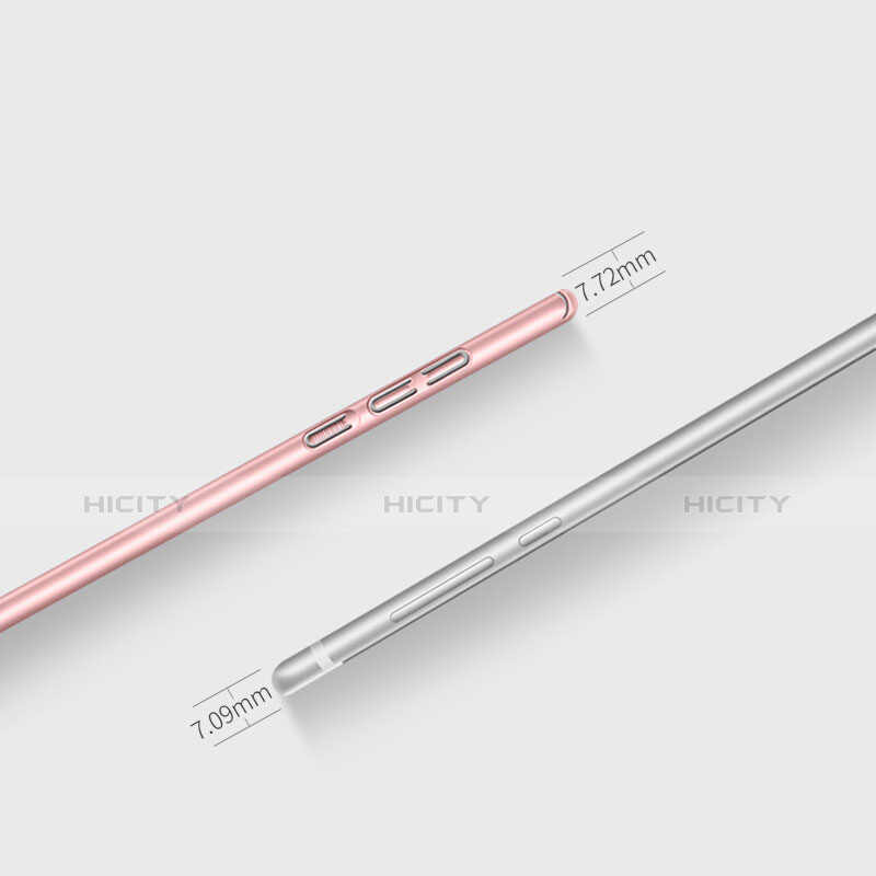 Funda Dura Plastico Rigida Mate con Anillo de dedo Soporte para Xiaomi Mi 6 Rosa