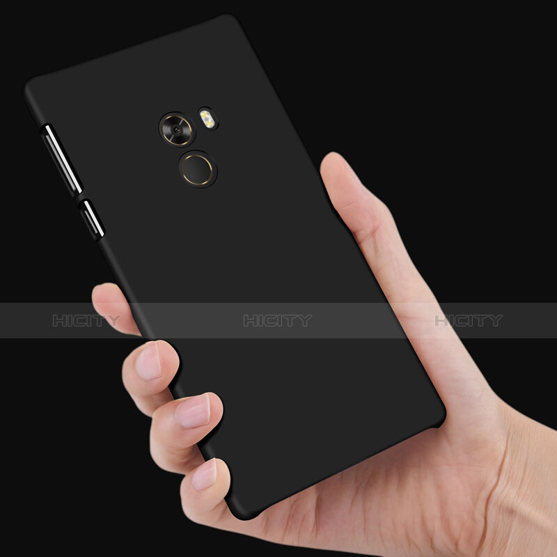 Funda Dura Plastico Rigida Mate con Anillo de dedo Soporte para Xiaomi Mi Mix Negro