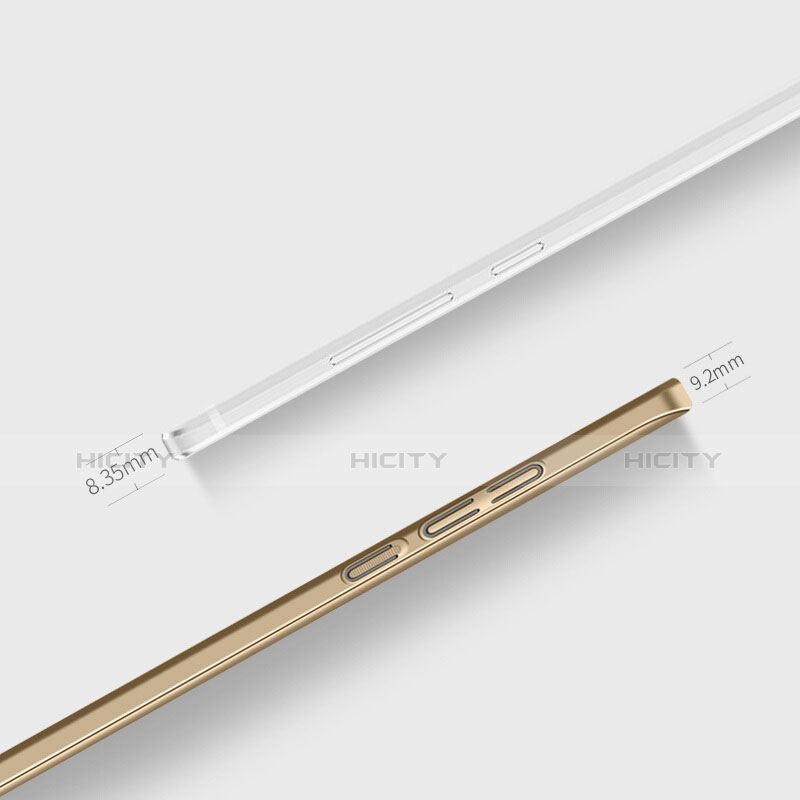 Funda Dura Plastico Rigida Mate con Anillo de dedo Soporte para Xiaomi Redmi Note 4 Oro