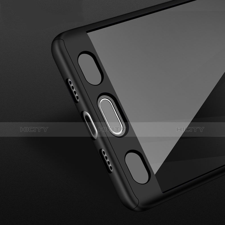 Funda Dura Plastico Rigida Mate Frontal y Trasera 360 Grados para Xiaomi Mi Note 2 Negro