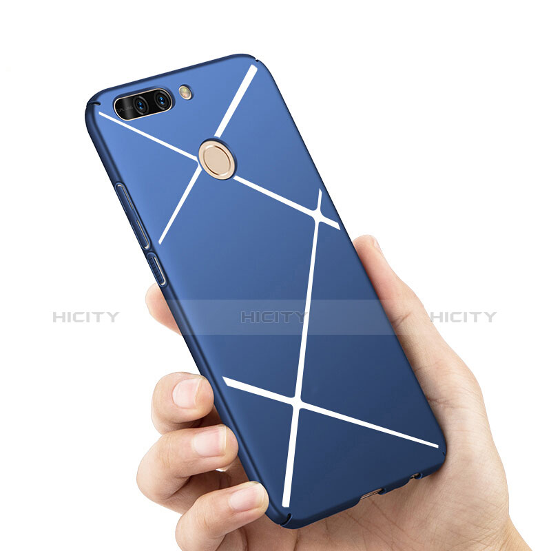 Funda Dura Plastico Rigida Mate Line para Huawei Honor 8 Pro Azul